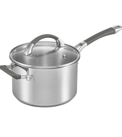 OJAM Cookware Brands - Anolon Endurance SS 20cm/3.8l Covered Saucepan w/Helper Handle