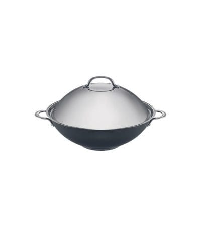 OJAM Cookware Brands - RACO Luminescence 36cm Wok with Stainless Steel Lid