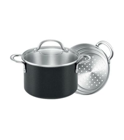 OJAM Cookware Brands - RACO Luminescence Steamer Set - 20cm / 3.8L Saucepan (with Lid) & Steamer