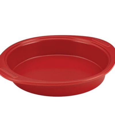OJAM Cookware Brands - Silverstone Bakeware Round Cake Pan Red