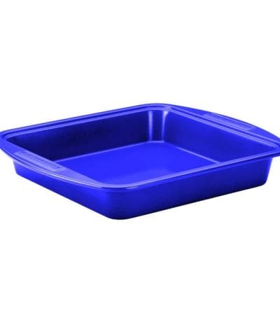 OJAM Cookware Brands - Silverstone Bakeware Square Cake Pan Blue