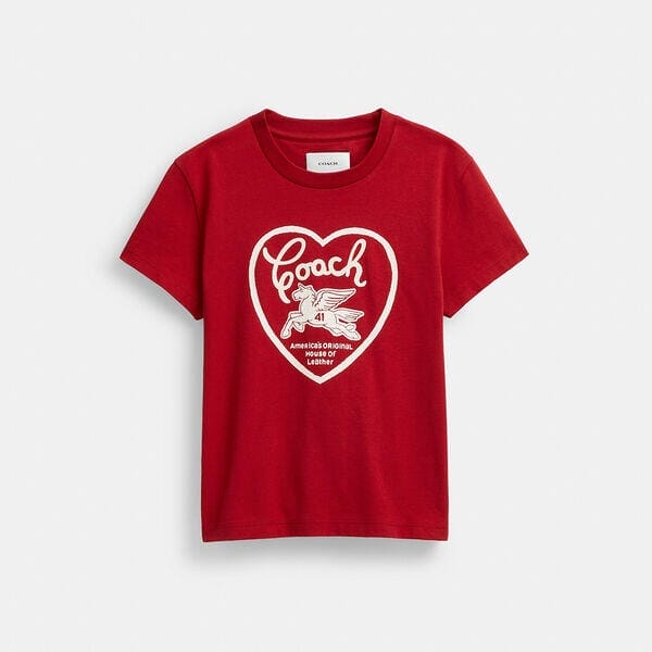 Fashion 4 - 90S Heart T-Shirt In Organic Cotton