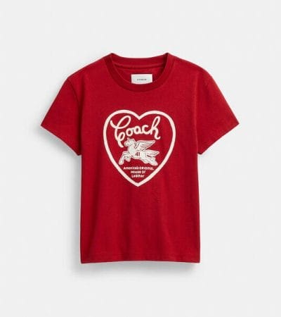 Fashion 4 - 90S Heart T-Shirt In Organic Cotton