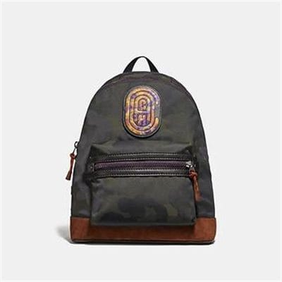 Fashion 4 - ACADEMY BACKPACK WITH WILD BEAST PRINT AND KAFFE FASSETT COACH PATCH