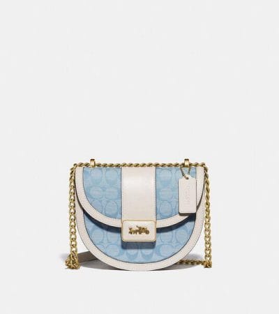 Fashion 4 - Alie Saddle Bag In Signature Chambray