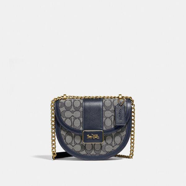 Fashion 4 - Alie Saddle Bag In Signature Jacquard