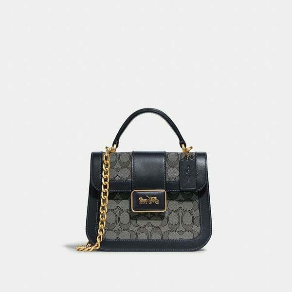 Fashion 4 - Alie Top Handle In Signature Jacquard