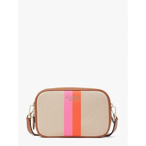 Fashion 4 - Astrid Striped Canvas Medium Crossbody
