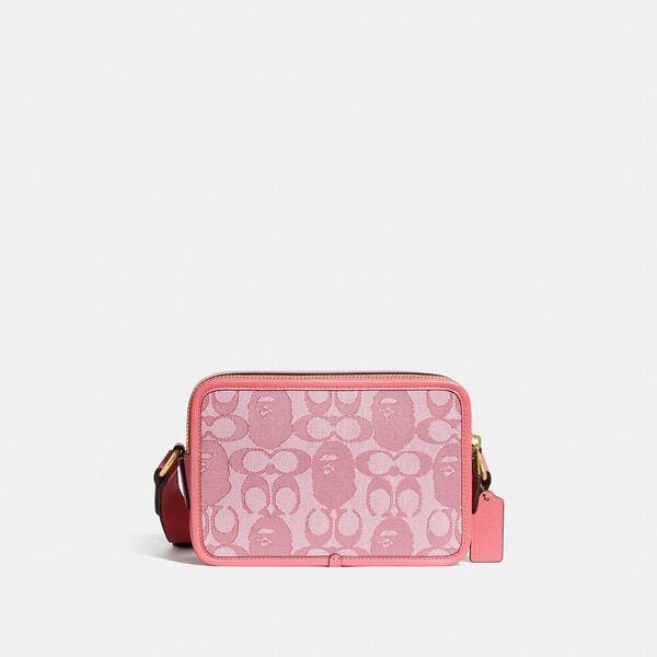 Fashion 4 - BAPE x Coach Box Crossbody In Signature Jacquard