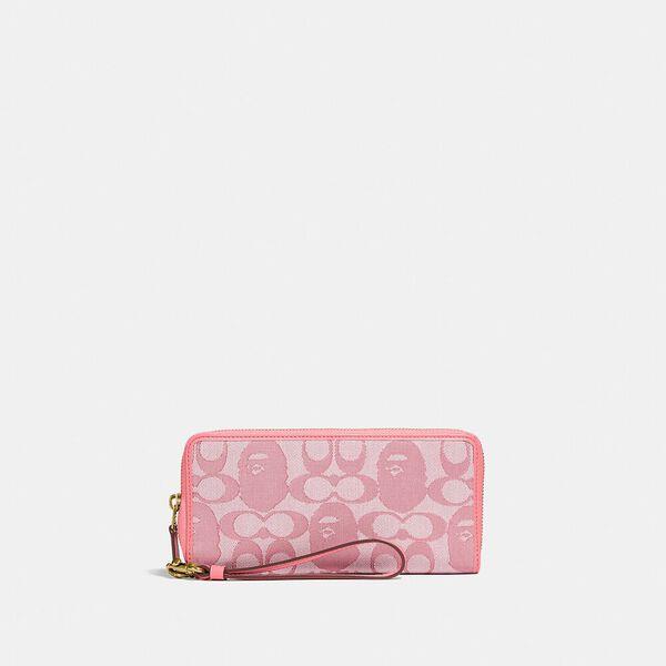 Fashion 4 - BAPE x Coach Phone Wallet In Signature Jacquard