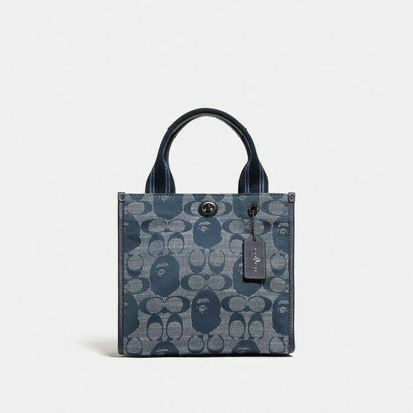 Fashion 4 - BAPE x Coach Tote 22 In Signature Chambray