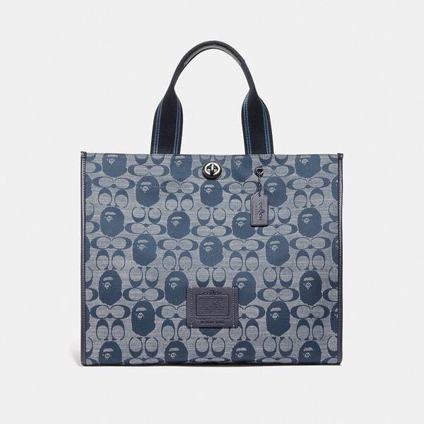 Fashion 4 - BAPE x Coach Tote 40 In Signature Chambray