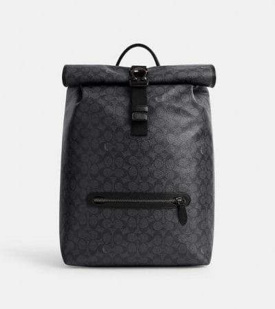 Fashion 4 - Beck Roll Top Backpack In Signature Canvas