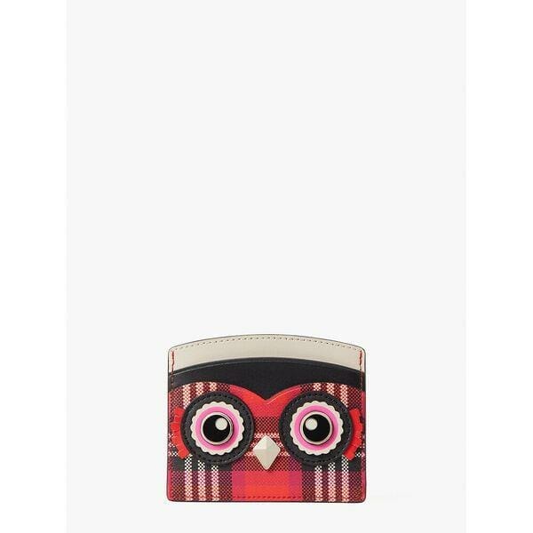 Fashion 4 - Blinx Plaid Owl Cardholder
