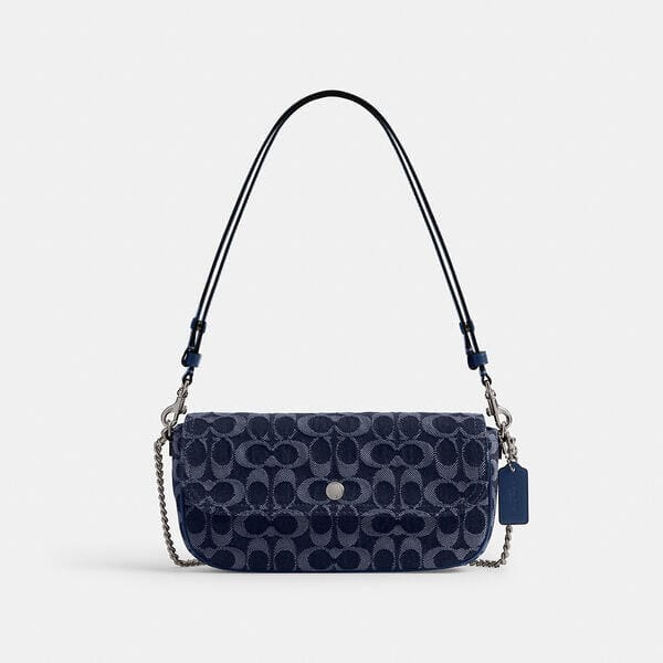 Fashion 4 - Brook Flap Chain Bag In Signature Denim