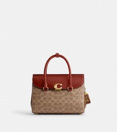 Fashion 4 - Broome Carryall In Signature Canvas With Snakeskin Detail