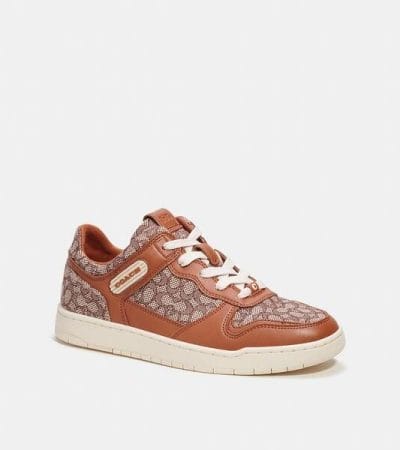 Fashion 4 - C201 Low Top Sneaker In Micro Signature Jacquard