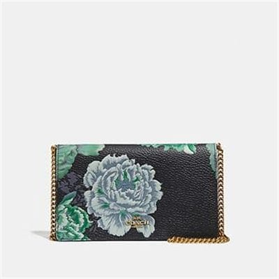 Fashion 4 - CALLIE FOLDOVER CHAIN CLUTCH WITH KAFFE FASSETT PRINT