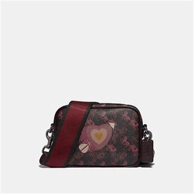 Fashion 4 - CAMERA BAG 16 WITH HORSE AND CARRIAGE PRINT AND HEART