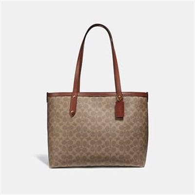 Fashion 4 - CENTRAL TOTE WITH ZIP IN SIGNATURE CANVAS
