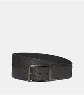 Fashion 4 - CUT-TO-SIZE REVERSIBLE BELT IN SIGNATURE CANVAS WITH WILD BEAST PRINT
