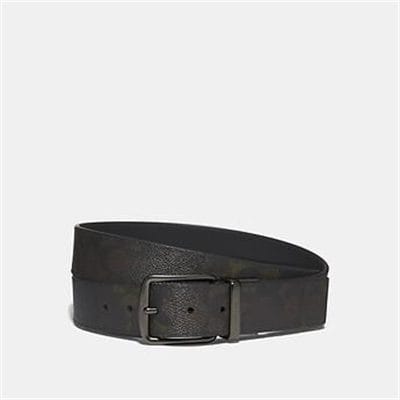 Fashion 4 - CUT-TO-SIZE REVERSIBLE BELT IN SIGNATURE CANVAS WITH WILD BEAST PRINT