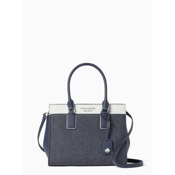 Fashion 4 - Cameron Denim Colorblock Medium Satchel