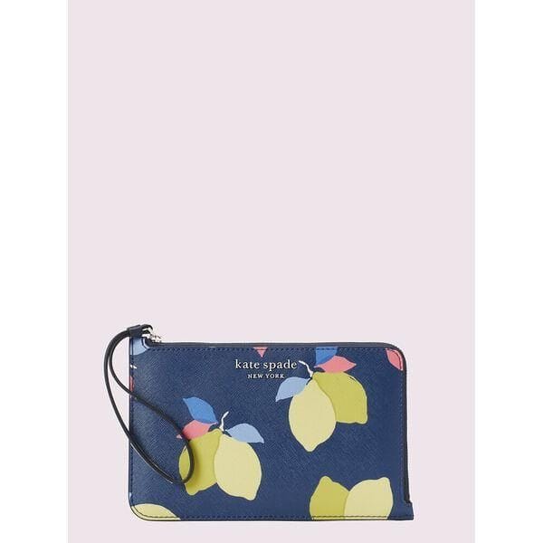 Fashion 4 - Cameron Lemon Zest Medium L-zip Wristlet
