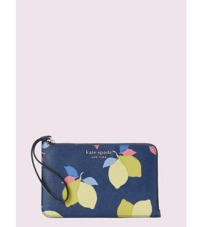 Fashion 4 - Cameron Lemon Zest Medium L-zip Wristlet