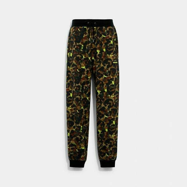 Fashion 4 - Camo Print Joggers In Organic Cotton
