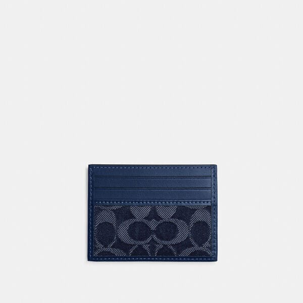 Fashion 4 - Card Case In Signature Denim