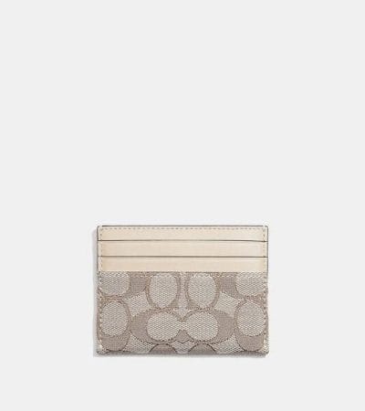 Fashion 4 - Card Case In Signature Jacquard