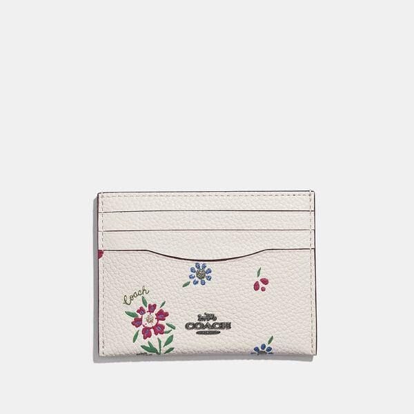 Fashion 4 - Card Case With Wildflower Print