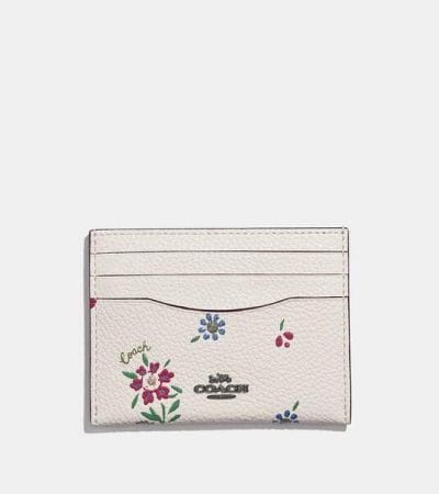 Fashion 4 - Card Case With Wildflower Print