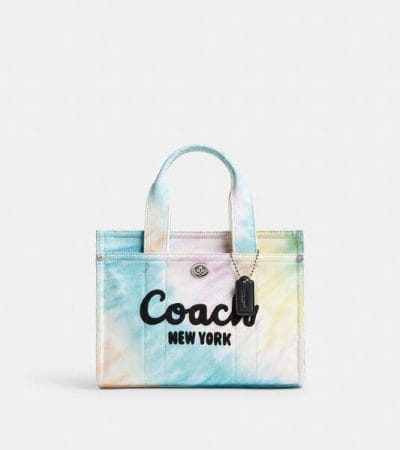 Fashion 4 - Cargo Tote Bag 26 With Rainbow Tie-Dye Print