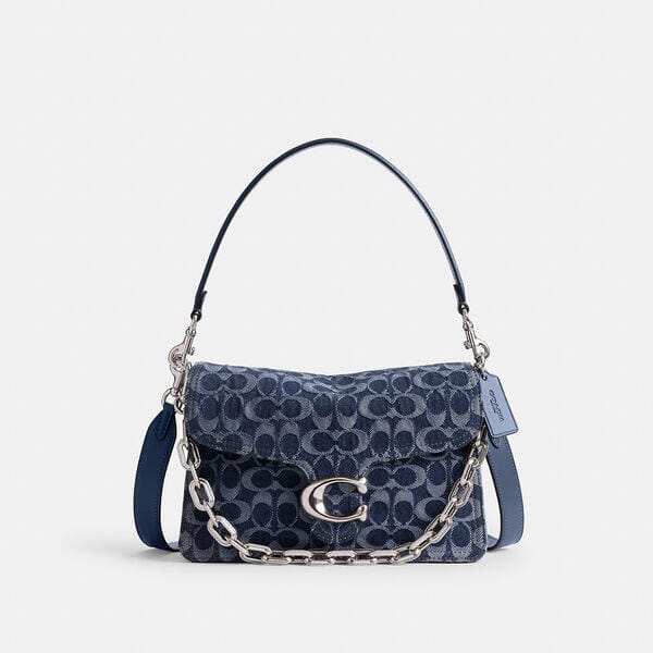 Fashion 4 - Chain Tabby Shoulder Bag In Signature Denim