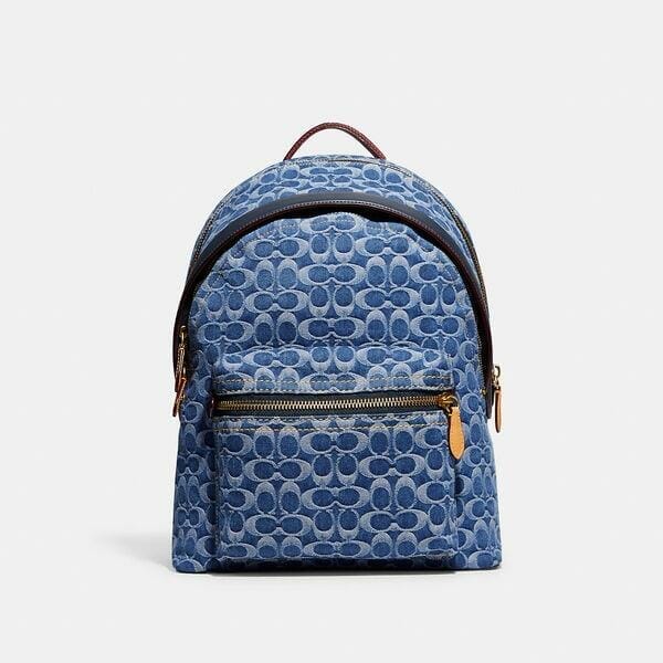 Fashion 4 - Charter Backpack In Signature Denim