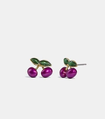 Fashion 4 - Cherry Stud Earrings