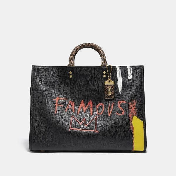 Fashion 4 - Coach X Basquiat Famous Crown With Snake Handle Rogue Bag 39