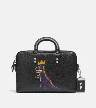 Fashion 4 - Coach X Basquiat Rogue Slim Brief 25 In Glovetan Pebble In Pez Dispenser