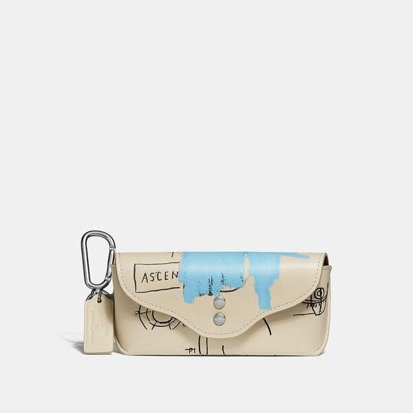 Fashion 4 - Coach X Basquiat Rogue Sunglass Case In Glovetan Leather In Earth