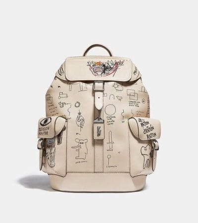 Fashion 4 - Coach X Jean-Michel Basquiat Wells Backpack In Head 1982-83