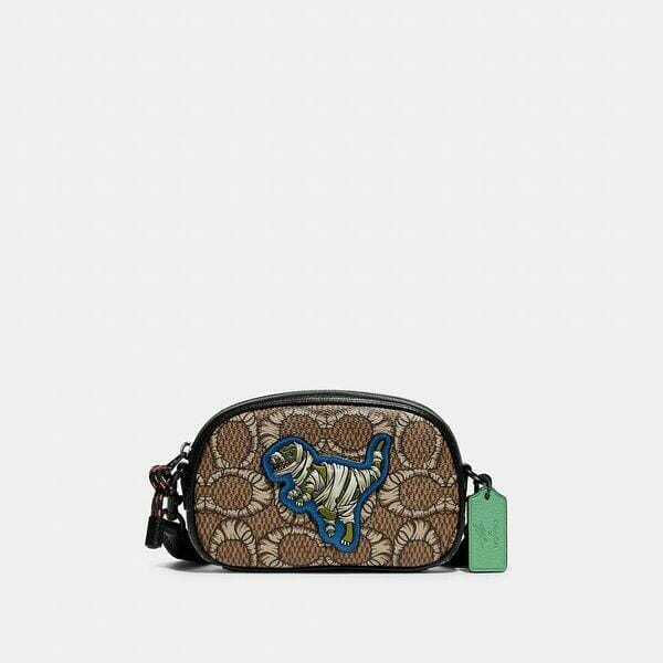 Fashion 4 - Coach x Michael B. Jordan Camera Crossbody In Mummified Signature Canvas With Rexy