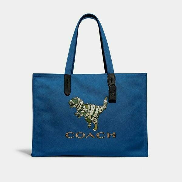 Fashion 4 - Coach x Michael B. Jordan Canvas Tote 42 With Mummified Rexy