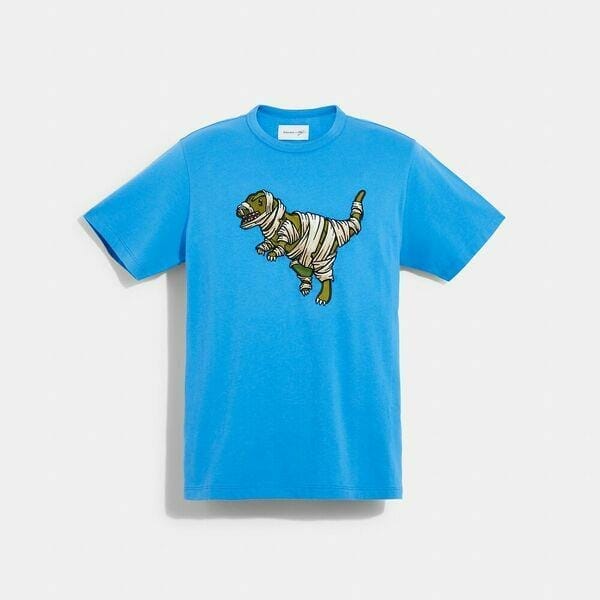 Fashion 4 - Coach x Michael B. Jordan T-Shirt In Organic Cotton With Mummified Rexy