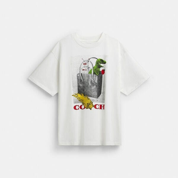 Fashion 4 - Collage Relaxed T-Shirt In Organic Cotton