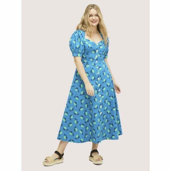 Fashion 4 - Colorblock Apple Poplin Dress