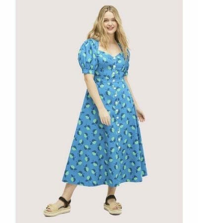 Fashion 4 - Colorblock Apple Poplin Dress