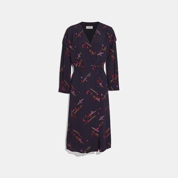 Fashion 4 - Crepe Draped Midi Dress