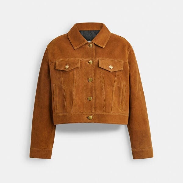 Fashion 4 - Cropped Suede Jacket Fashion 4 - Cropped Suede Jacket